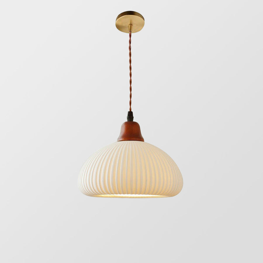 Nordic Ceramic White Pendant Light for Dining Room-Lighting > Pendant Lights-casanuva-casanuva
