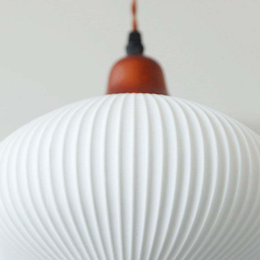 Nordic Ceramic White Pendant Light for Dining Room-Lighting > Pendant Lights-casanuva-casanuva