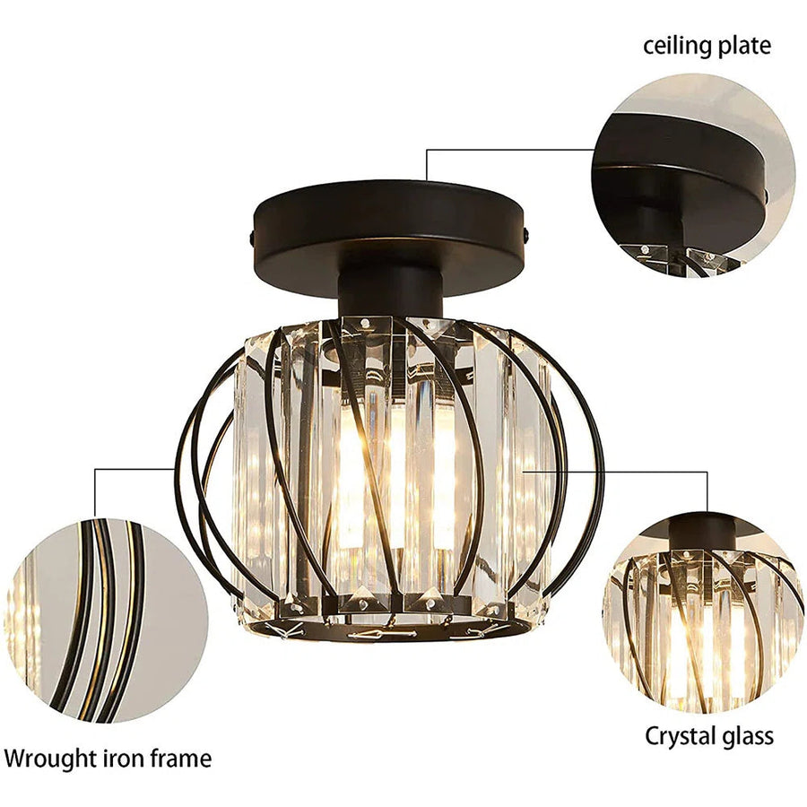 Nordic Glass Ceiling Light for Hallway-Lighting > Ceiling Lights-casanuva-casanuva