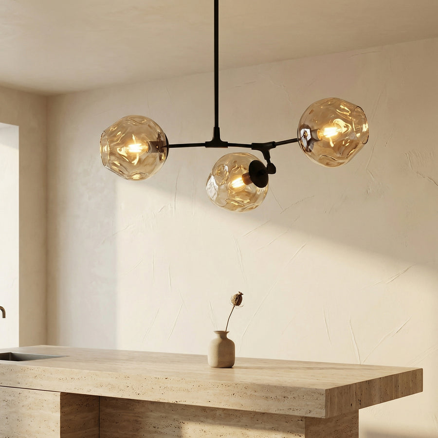 Nordic Long Glass Island Lamp for Living Room-Lighting > Pendant Lights-casanuva-casanuva