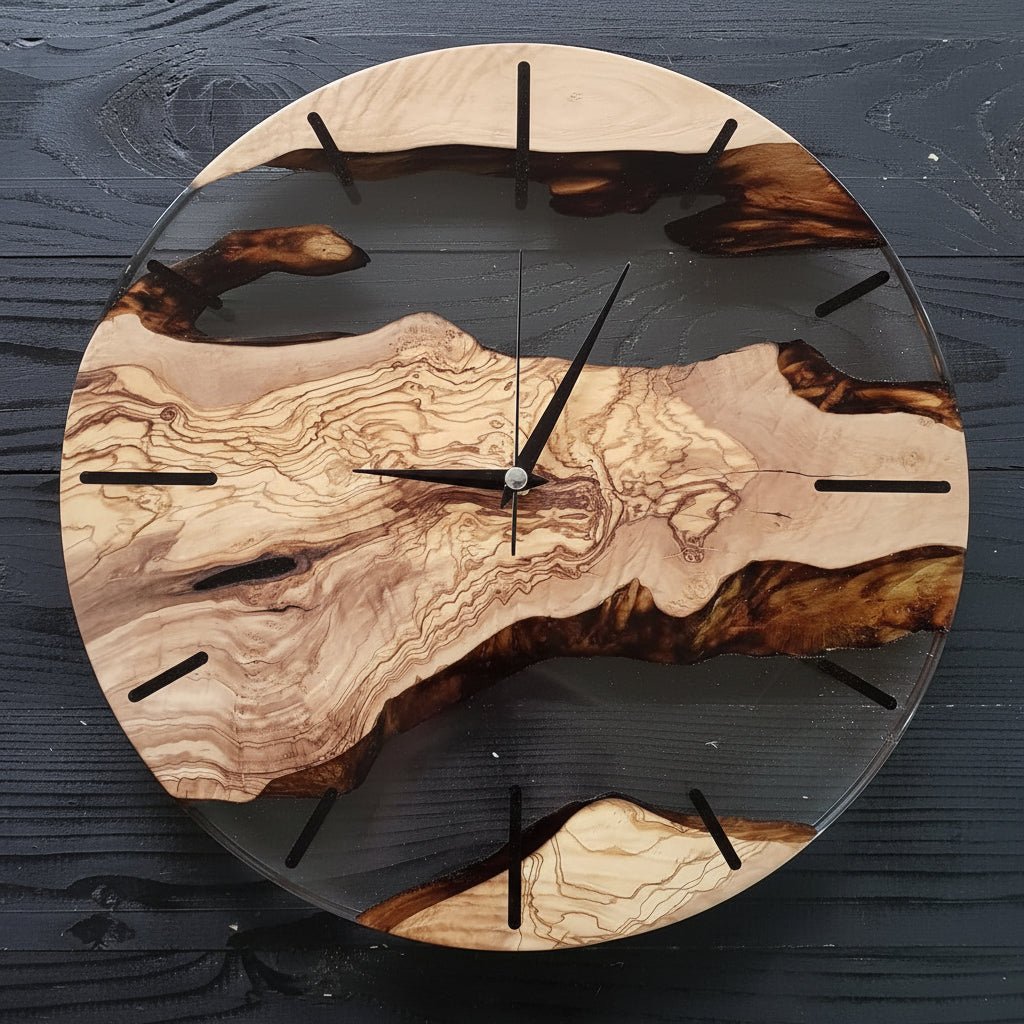 Nordic Silent Wooden Wall Clock for Home and Office-Home Decor > Clocks-casanuva-casanuva