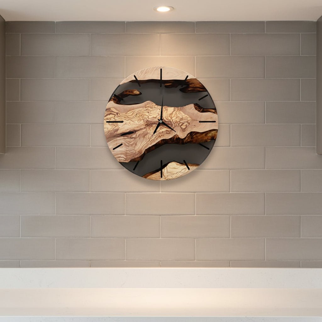 Nordic Silent Wooden Wall Clock for Home and Office-Home Decor > Clocks-casanuva-casanuva