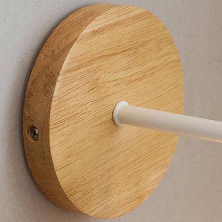Nordic Wood and Metal Wall Sconce Lamp-Lighting > Wall Lights-casanuva-casanuva