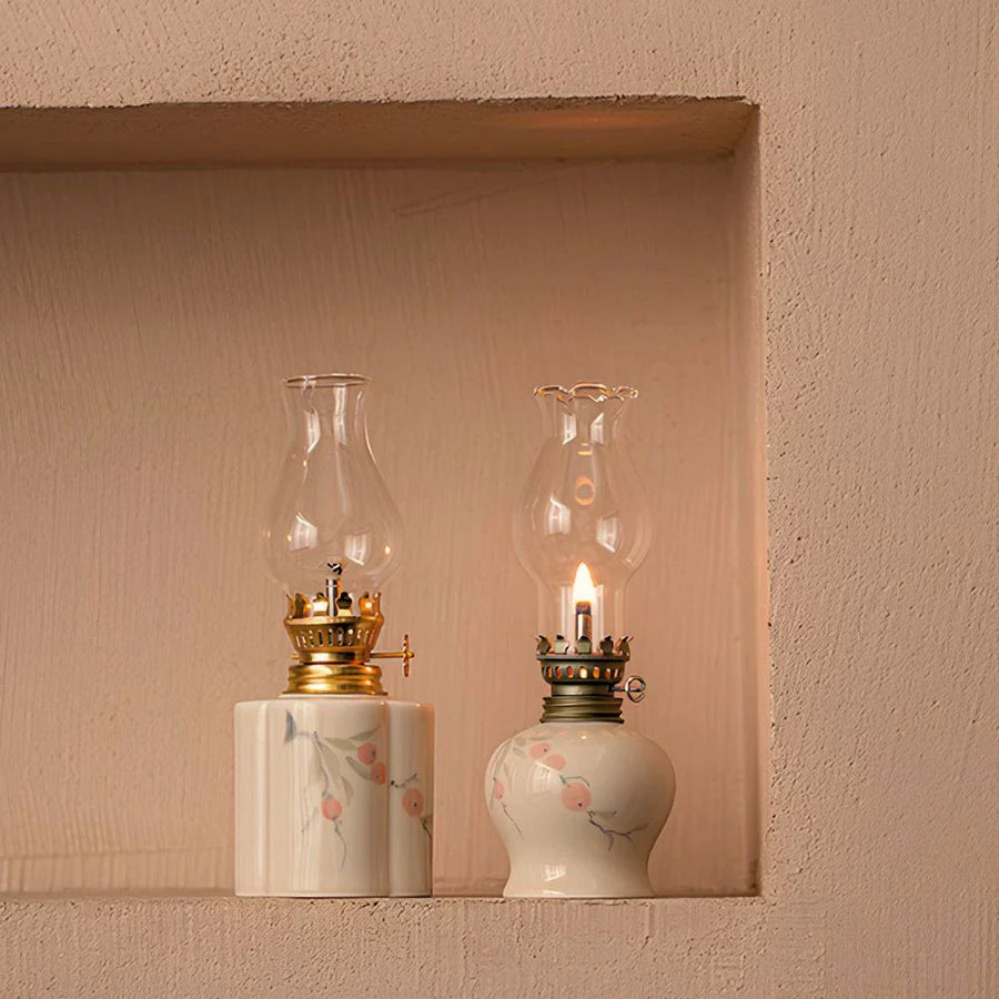 Oil Lantern with Adjustable Flame and Durable Design-Home Decor > Decorative Accessories-casanuva-casanuva