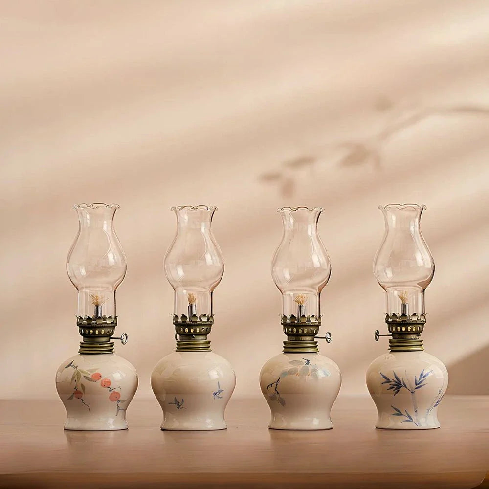 Oil Lantern with Adjustable Flame and Durable Design-Home Decor > Decorative Accessories-casanuva-casanuva