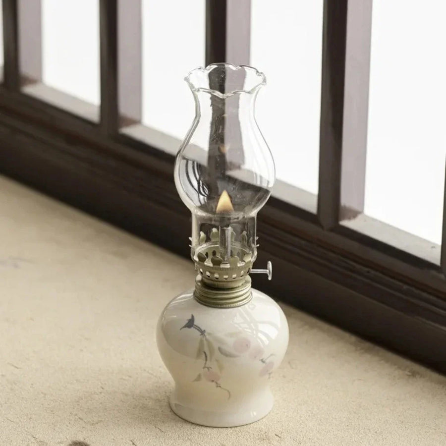Oil Lantern with Adjustable Flame and Durable Design-Home Decor > Decorative Accessories-casanuva-casanuva