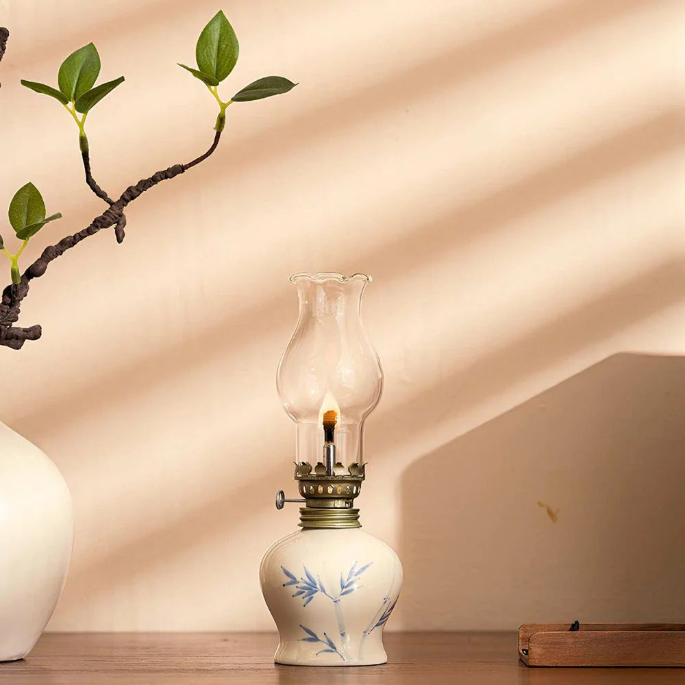 Oil Lantern with Adjustable Flame and Durable Design-Home Decor > Decorative Accessories-casanuva-casanuva