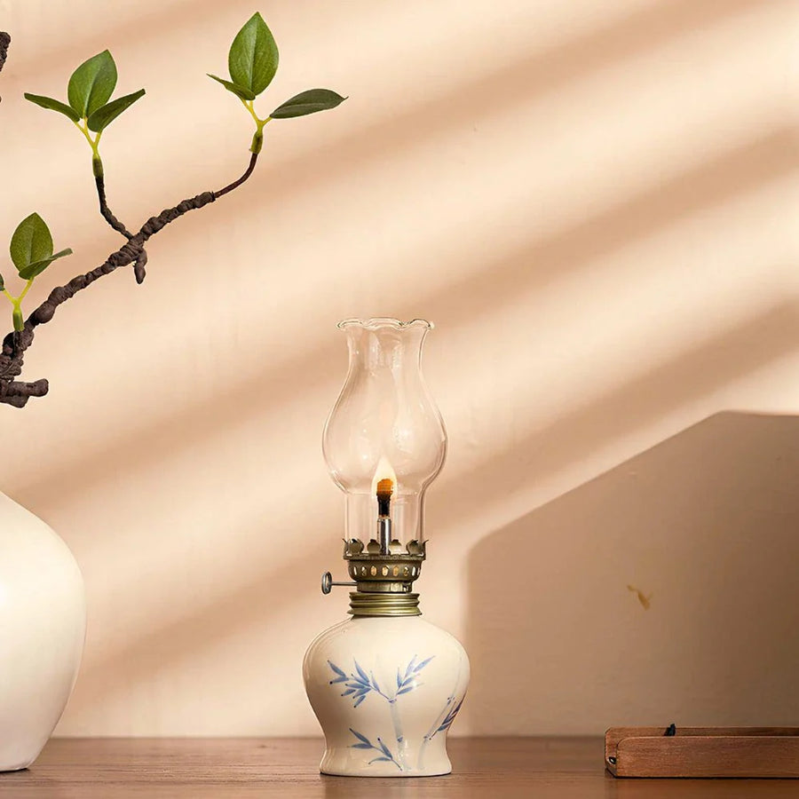 Oil Lantern with Adjustable Flame and Durable Design-Home Decor > Decorative Accessories-casanuva-casanuva