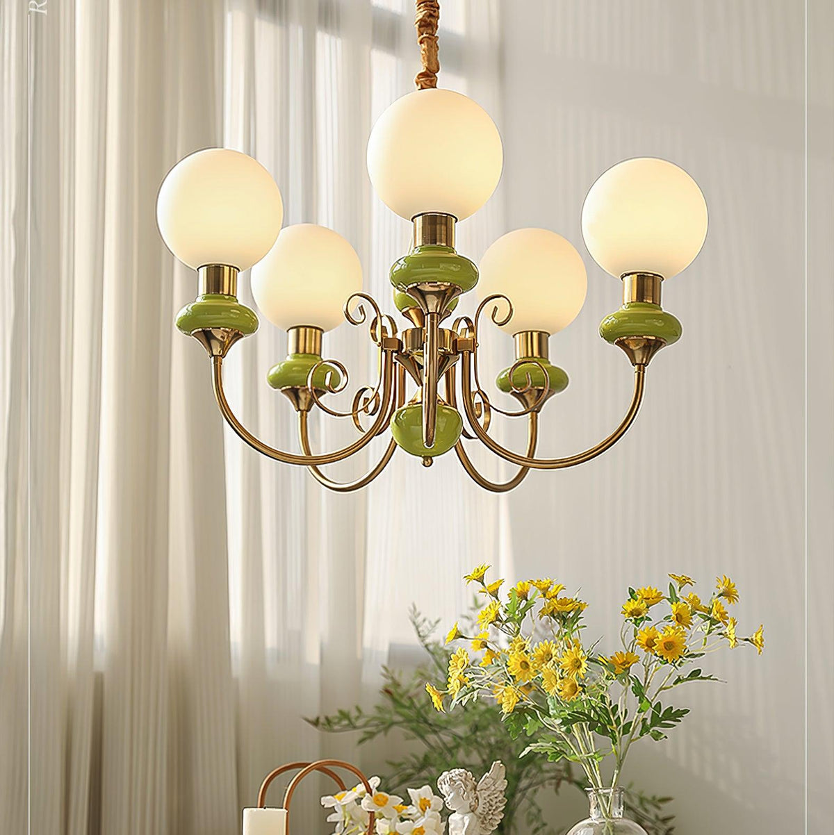 Onyx Crystal Chandelier-Lighting > Chandeliers & Pendant Lights-casanuva-casanuva