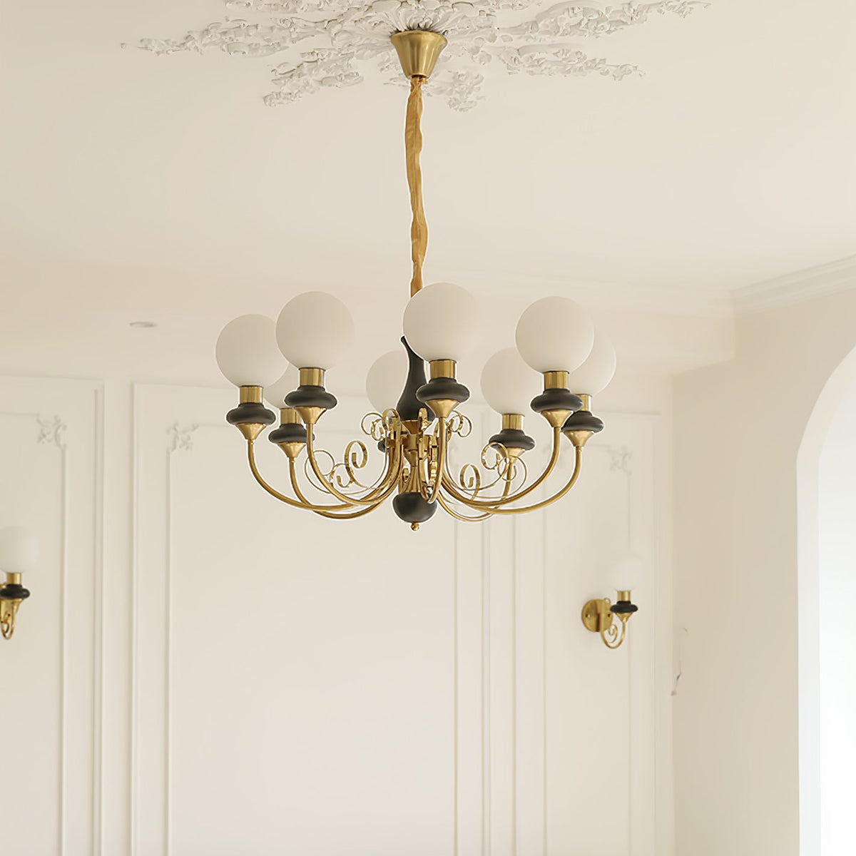 Onyx Crystal Chandelier-Lighting > Chandeliers & Pendant Lights-casanuva-casanuva
