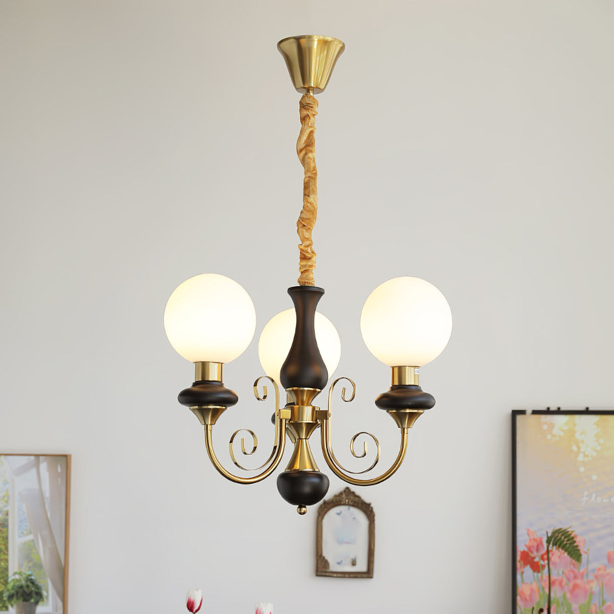 Onyx Crystal Chandelier-Lighting > Chandeliers & Pendant Lights-casanuva-casanuva