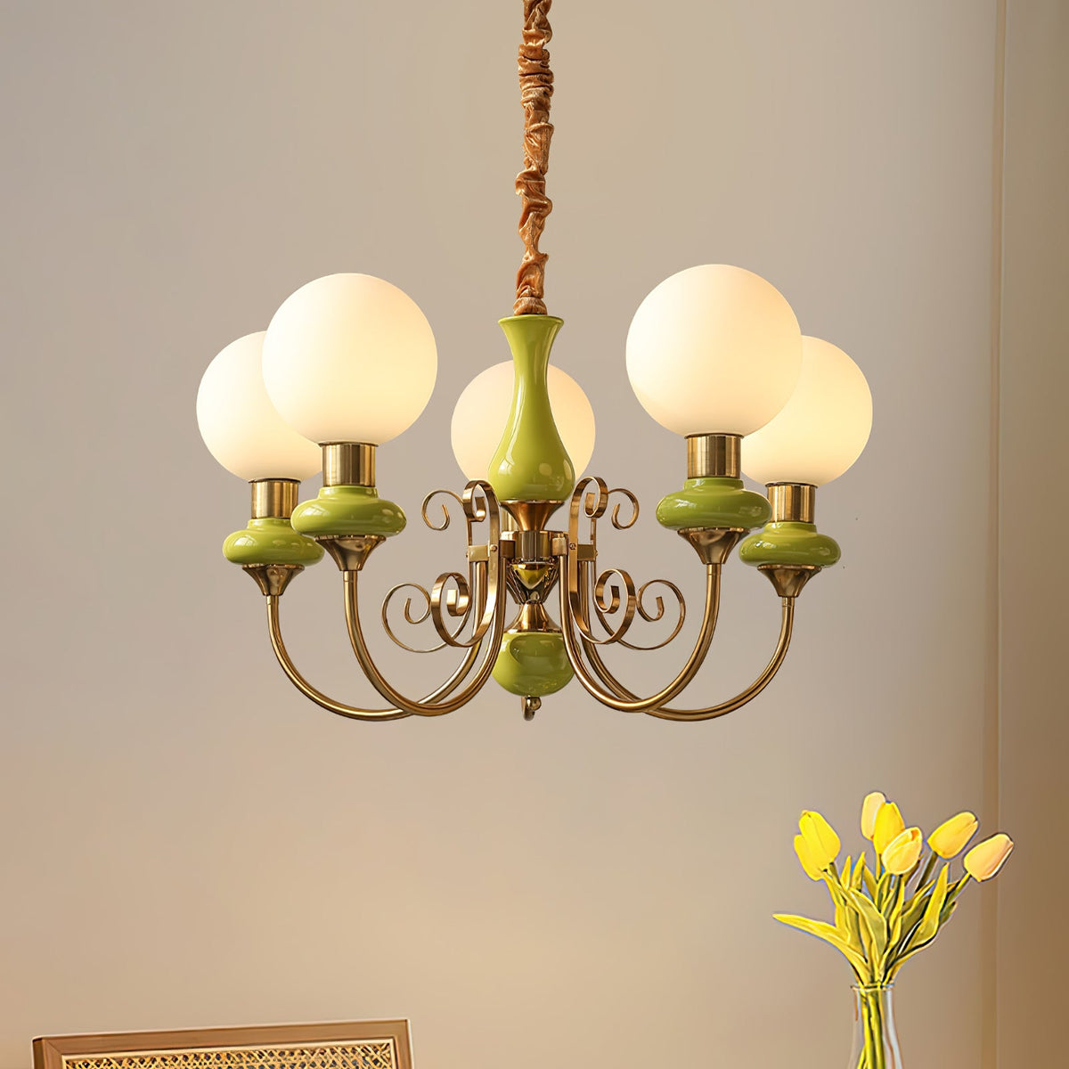 Onyx Crystal Chandelier-Lighting > Chandeliers & Pendant Lights-casanuva-casanuva