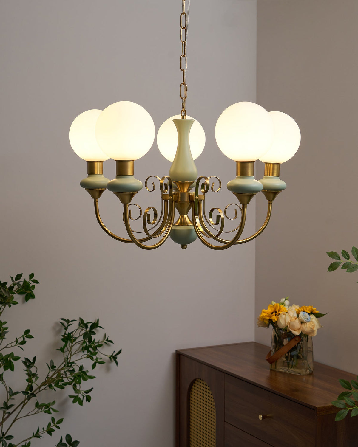 Onyx Crystal Chandelier-Lighting > Chandeliers & Pendant Lights-casanuva-casanuva