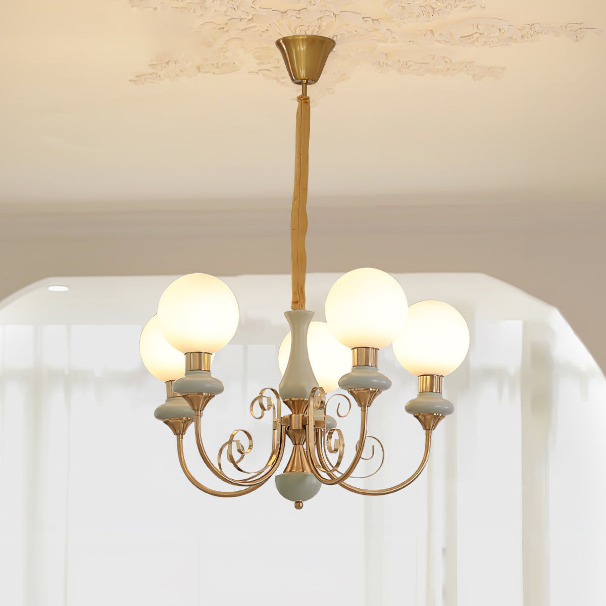 Onyx Crystal Chandelier-Lighting > Chandeliers & Pendant Lights-casanuva-casanuva