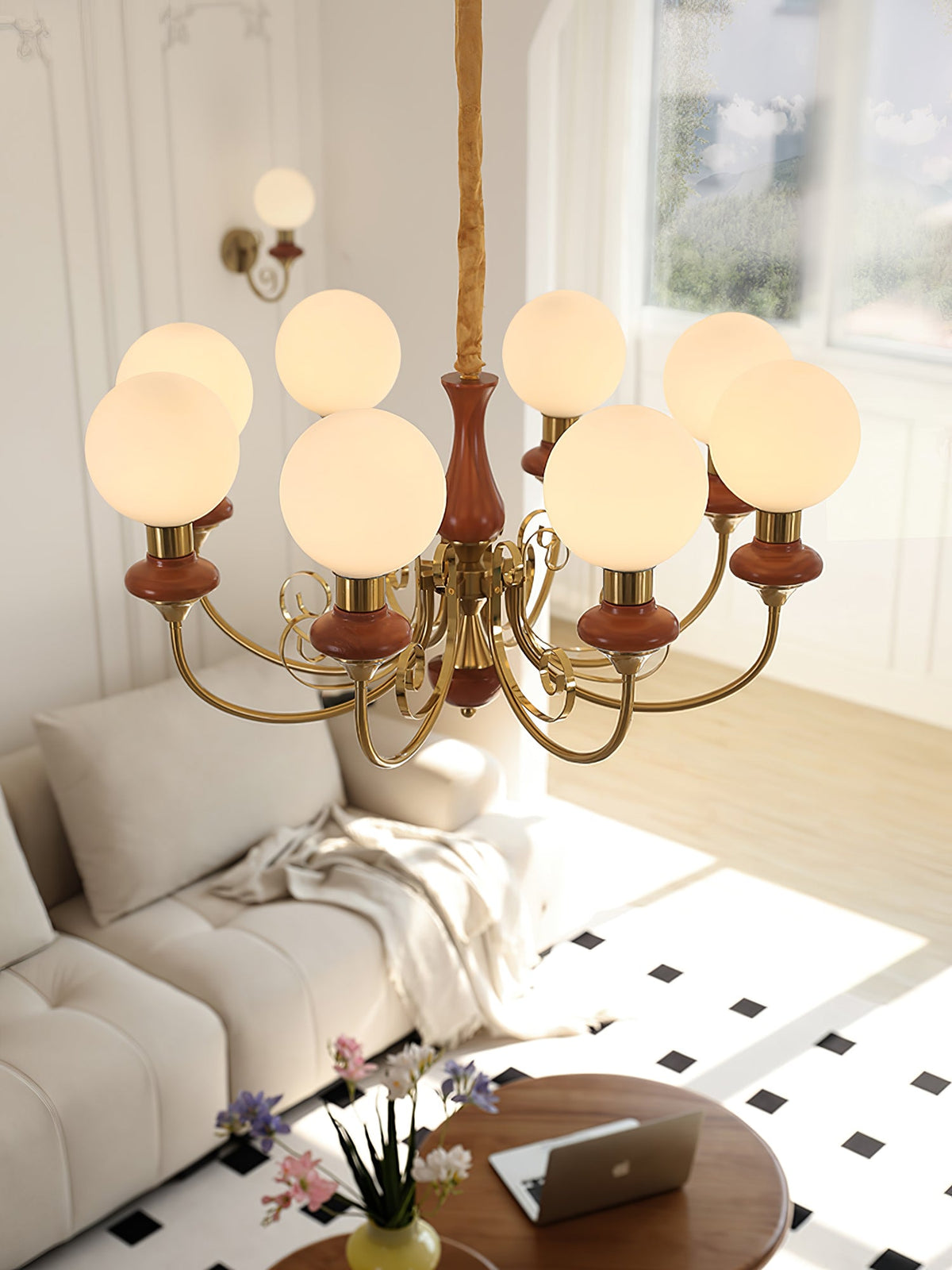 Onyx Crystal Chandelier-Lighting > Chandeliers & Pendant Lights-casanuva-casanuva