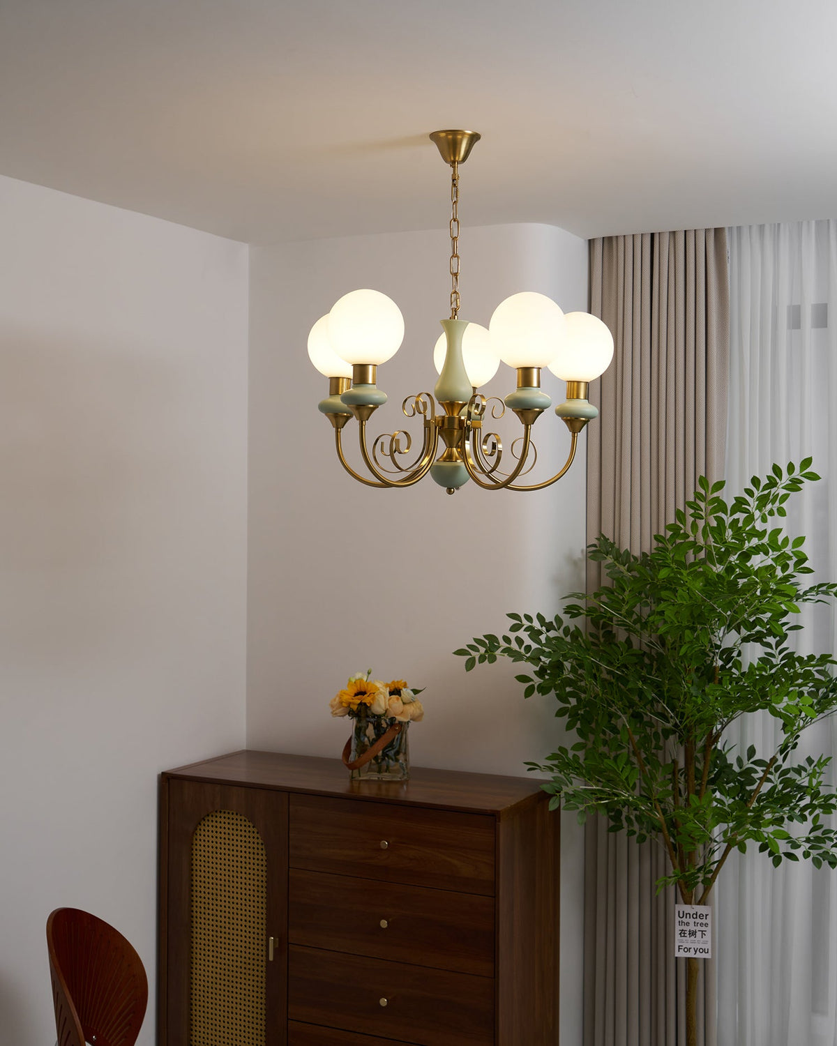 Onyx Crystal Chandelier-Lighting > Chandeliers & Pendant Lights-casanuva-casanuva