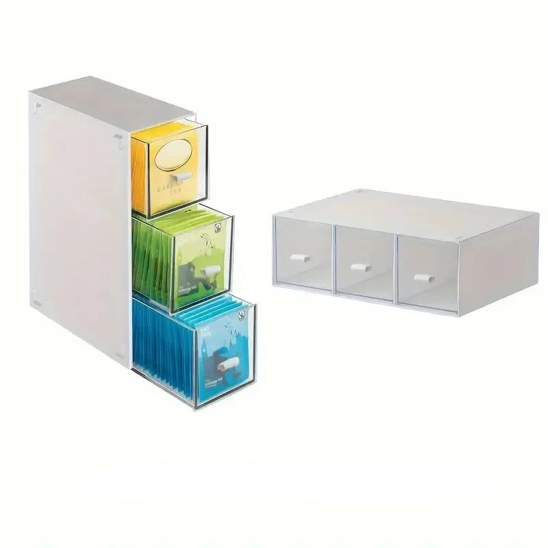 Organizer with Drawer for Home Office Storage-Home Decor > Decorative Accessories-casanuva-casanuva