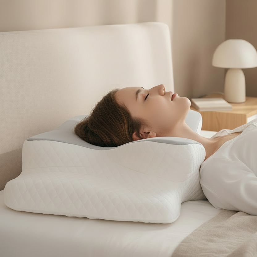 Orthopaedic Memory Foam Pillow for Neck and Shoulder Pain Relief-Bedding & Bath > Pillowcases-casanuva-casanuva