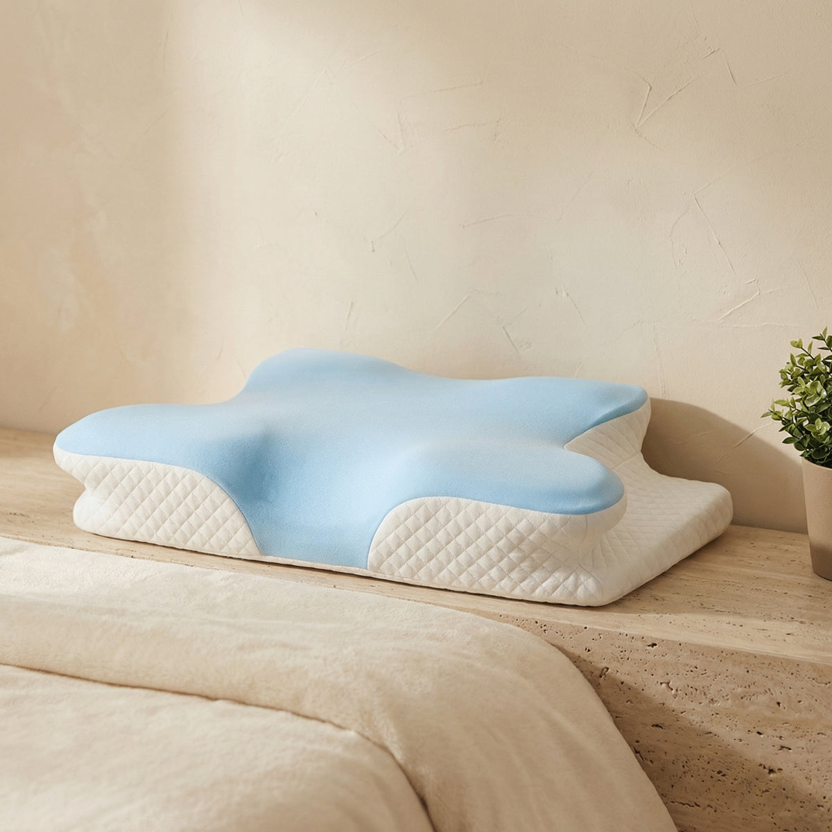 Orthopaedic Memory Foam Pillow for Neck and Shoulder Pain Relief-Bedding & Bath > Pillowcases-casanuva-casanuva