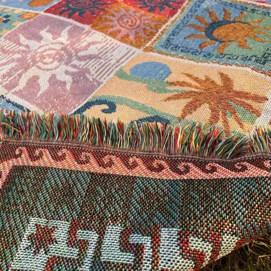 Outdoor Picnic Blanket Thick Washable Microfiber Tear-Resistant-Bedding & Bath > Blankets-casanuva-casanuva