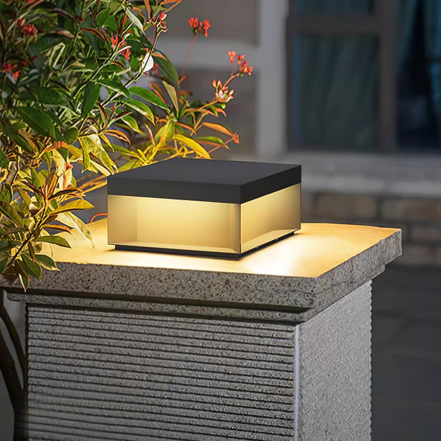 Outdoor Post Light Black Finish-Lighting > Outdoor Lighting-casanuva-casanuva