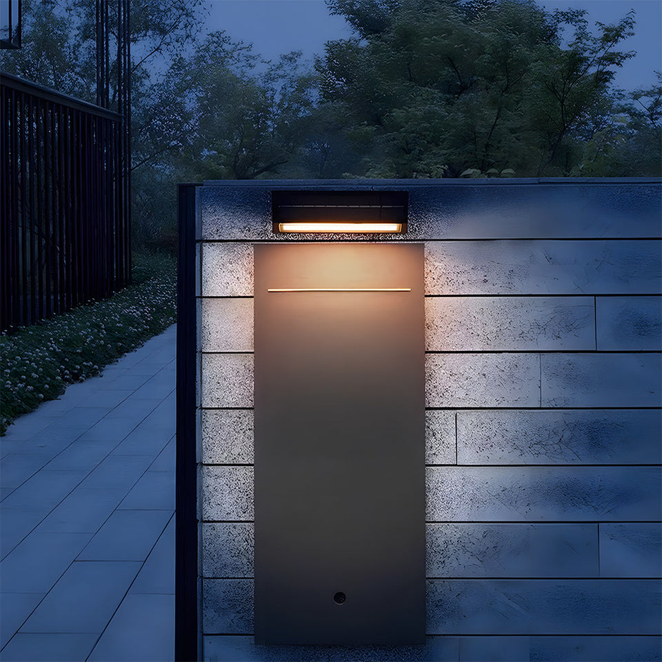Outdoor Solar Wall Light IP65 Acrylic-Lighting > Outdoor Lighting-casanuva-casanuva