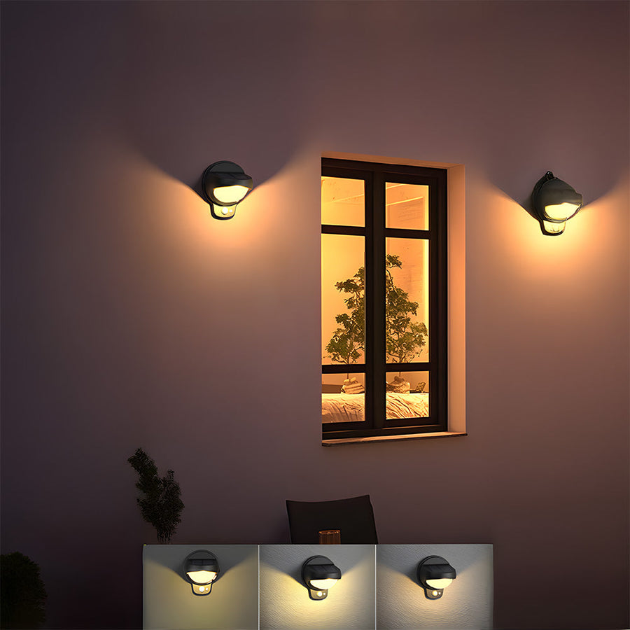 Outdoor Solar Wall Light IP65 Waterproof with Motion Sensor-Lighting > Outdoor Lighting-casanuva-casanuva