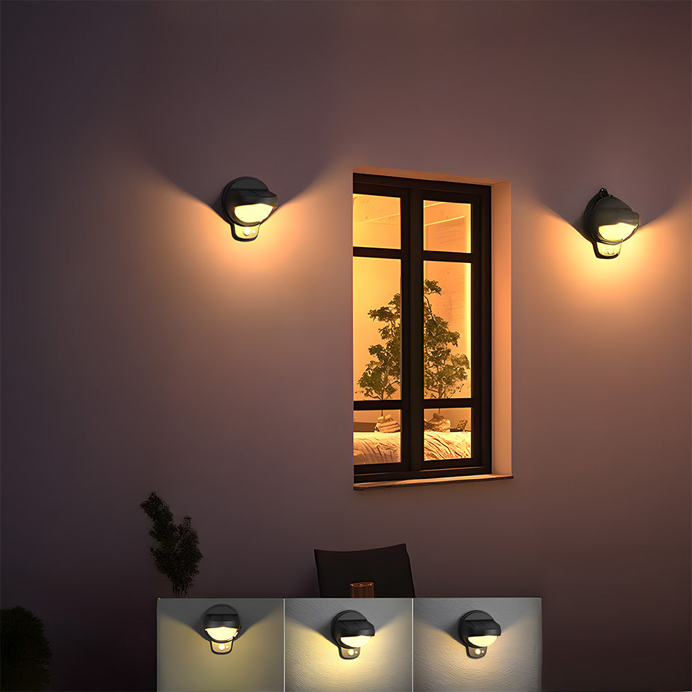 Outdoor Solar Wall Light IP65 Waterproof with Motion Sensor-Lighting > Outdoor Lighting-casanuva-casanuva