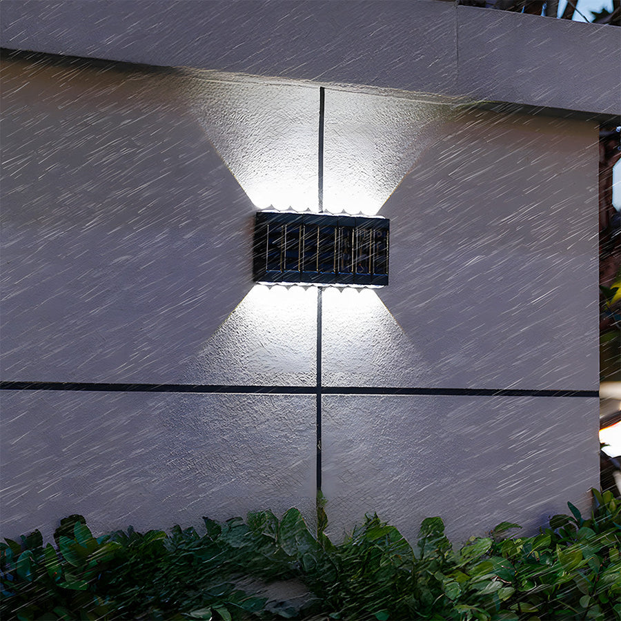 Outdoor Solar Wall Light Modern Up and Down Design for Garden and Courtyard-Lighting > Outdoor Lighting-casanuva-casanuva