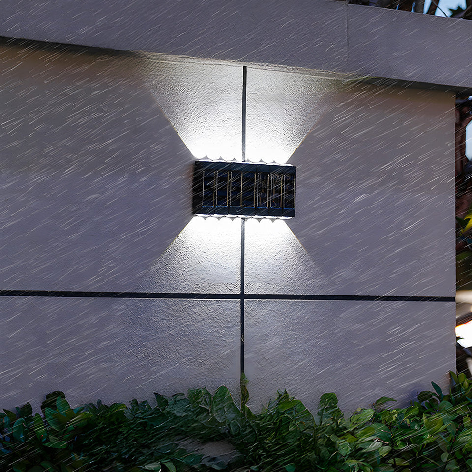 Outdoor Solar Wall Light Modern Up and Down Design for Garden and Courtyard-Lighting > Outdoor Lighting-casanuva-casanuva