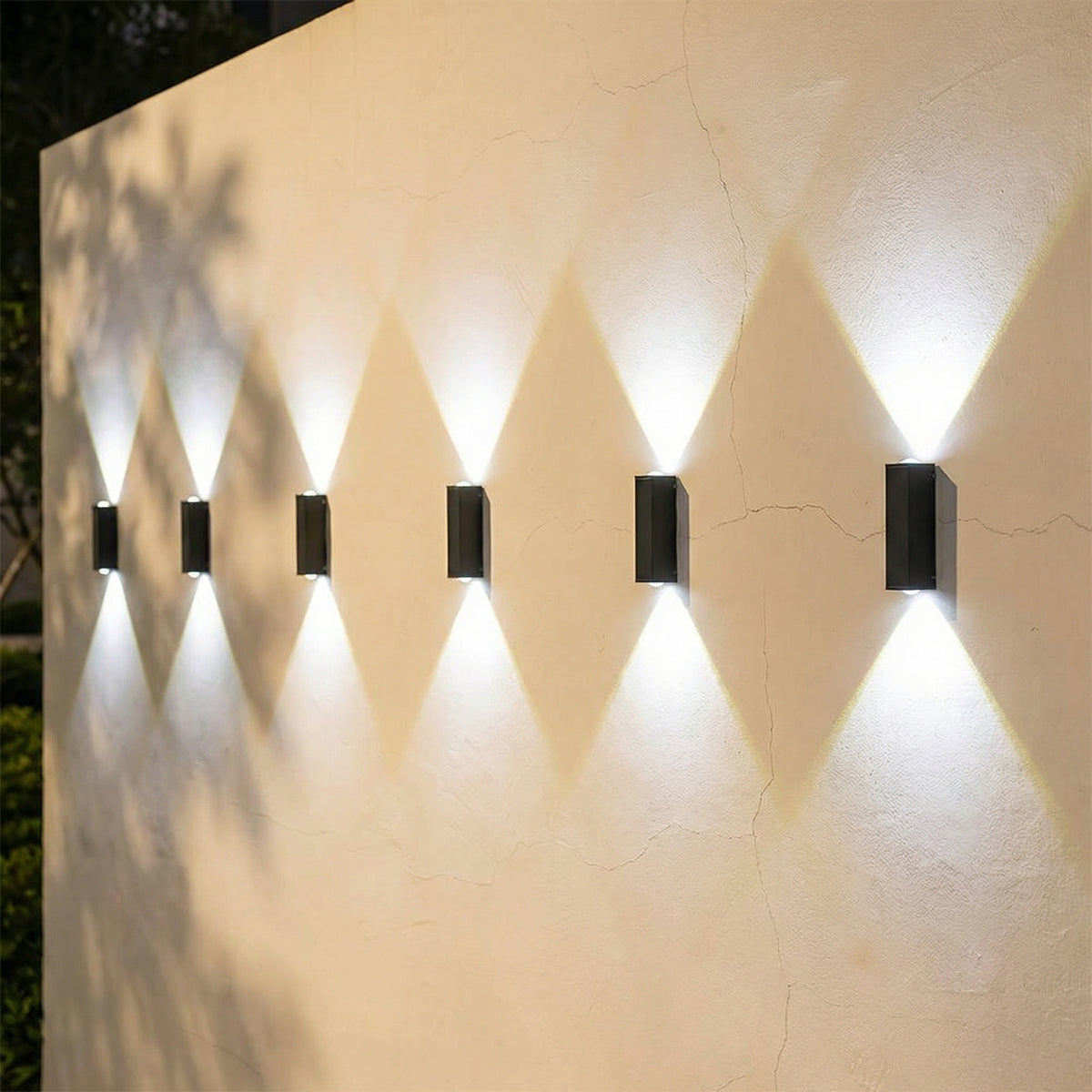 Outdoor Solar Wall Light Modern Up and Down Design for Garden and Courtyard-Lighting > Outdoor Lighting-casanuva-casanuva