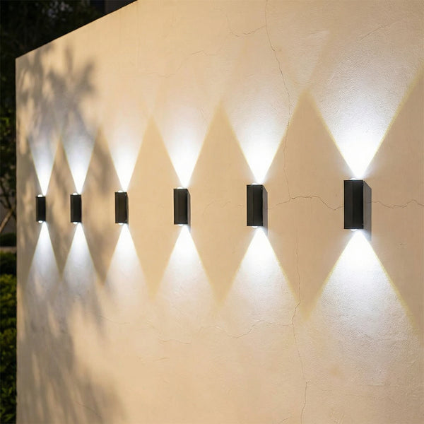 Outdoor Solar Wall Light Modern Up and Down Design for Garden and Courtyard-Lighting > Outdoor Lighting-casanuva-casanuva