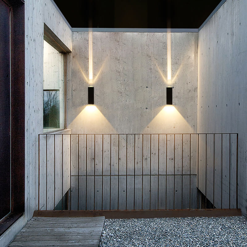 Outdoor Wall Light LED Rectangular Sconce Lamp-Lighting > Outdoor Lighting-casanuva-Large - One Focusing +...-Not Dimmable-Warm Light (3000K)-casanuva