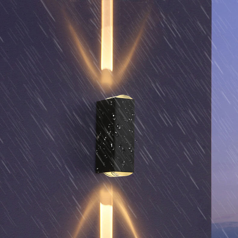 Outdoor Wall Light LED Rectangular Sconce Lamp-Lighting > Outdoor Lighting-casanuva-Large - One Main Beam ...-Not Dimmable-Neutral Light (4000K)-casanuva