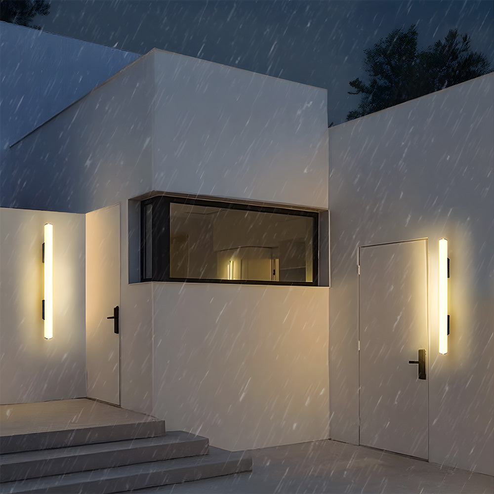 Outdoor Wall Light LED White Minimalist Design-Lighting > Outdoor Lighting-casanuva-casanuva