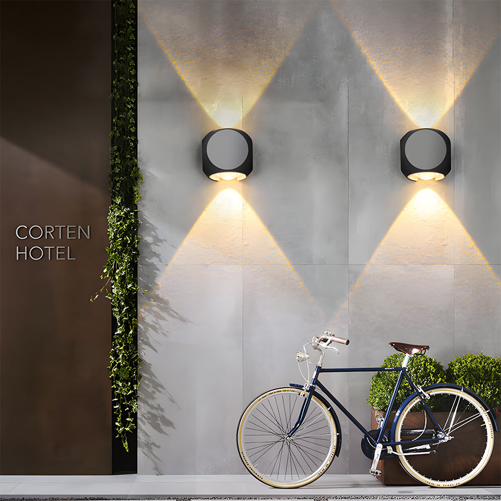 Outdoor Waterproof LED Wall Light in Warm White for Entryway Garage Patio-Lighting > Outdoor Lighting-casanuva-casanuva