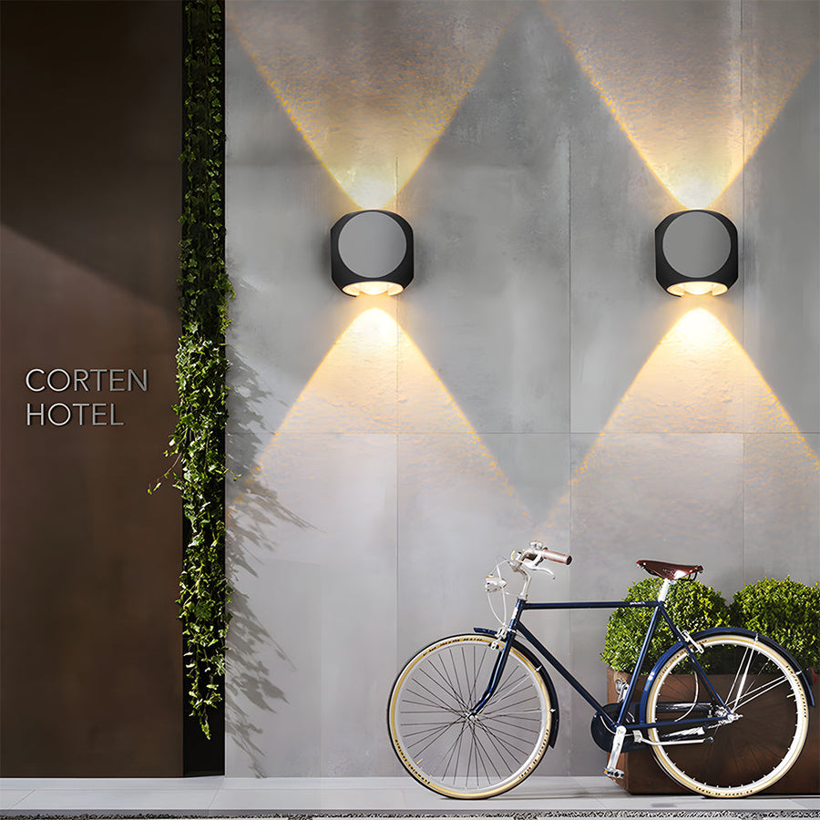 Outdoor Waterproof LED Wall Light in Warm White for Entryway Garage Patio-Lighting > Outdoor Lighting-casanuva-casanuva