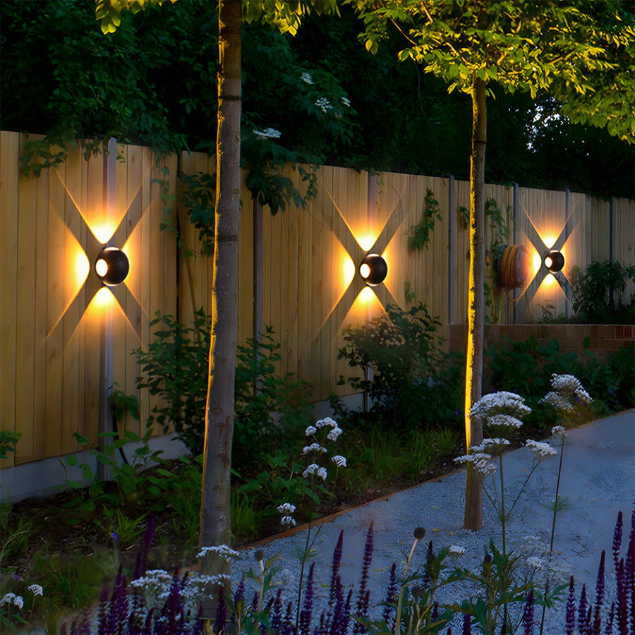 Outdoor Waterproof LED Wall Light in Warm White for Entryway Garage Patio-Lighting > Outdoor Lighting-casanuva-casanuva