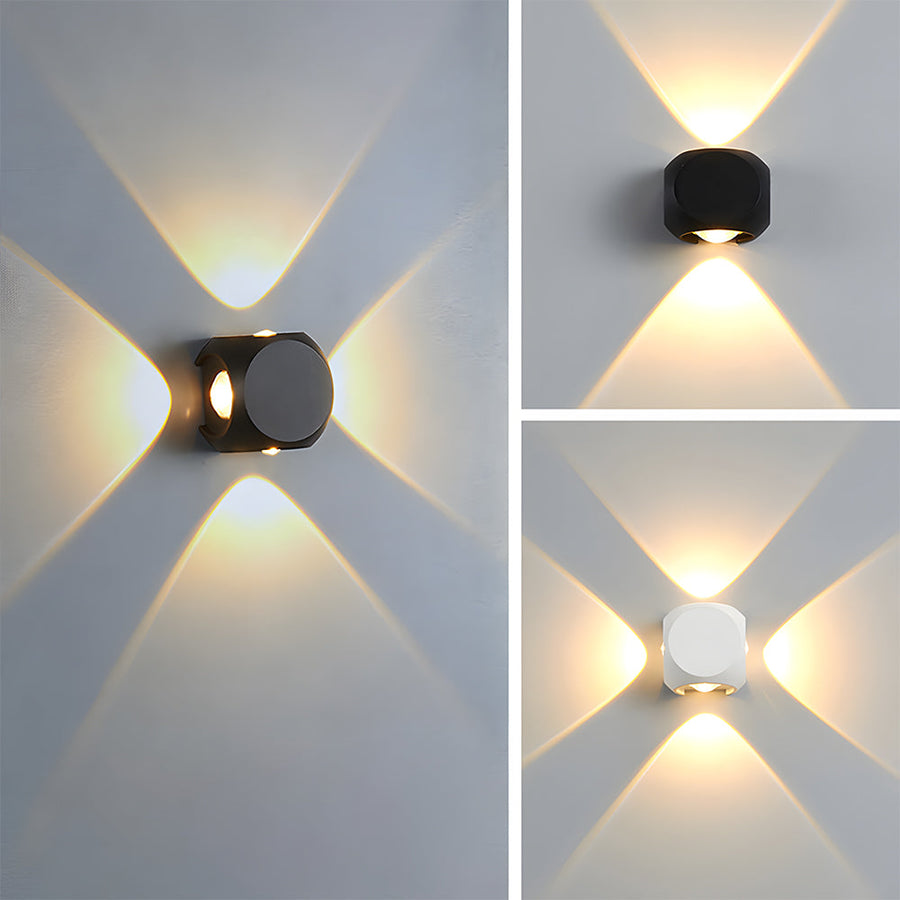 Outdoor Waterproof LED Wall Light in Warm White for Entryway Garage Patio-Lighting > Outdoor Lighting-casanuva-casanuva