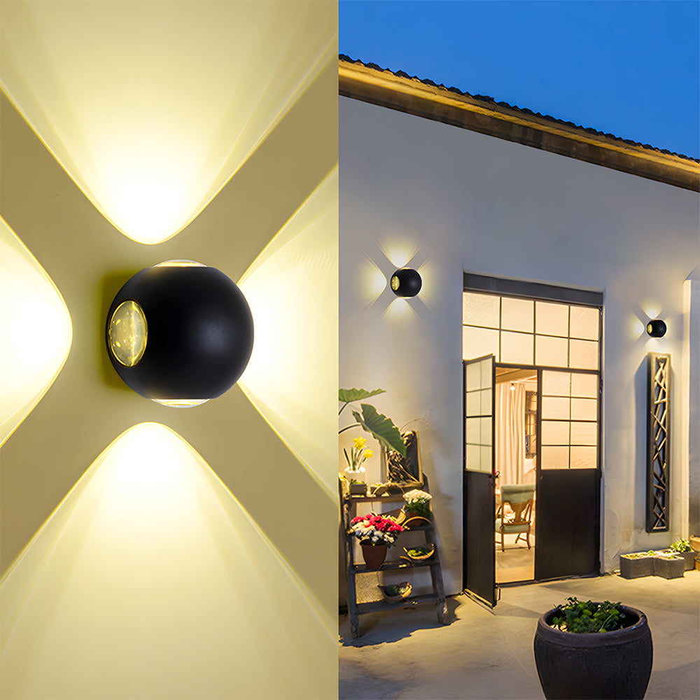 Outdoor Waterproof LED Wall Light in Warm White for Entryway Garage Patio-Lighting > Outdoor Lighting-casanuva-casanuva