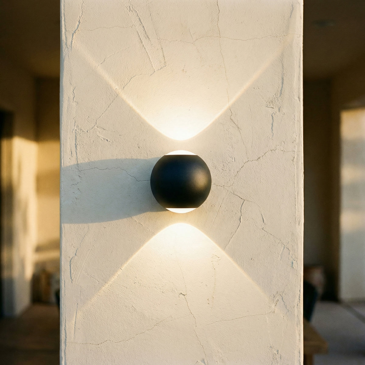 Outdoor Waterproof LED Wall Light in Warm White for Entryway Garage Patio-Lighting > Outdoor Lighting-casanuva-casanuva