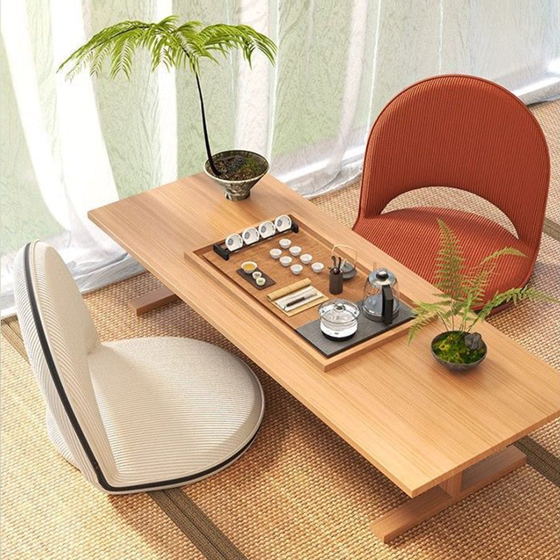 Oval Foldable Lambswool Corduroy Accent Chair Armless Carbon Steel Backrest-Furniture > Chairs-casanuva-casanuva
