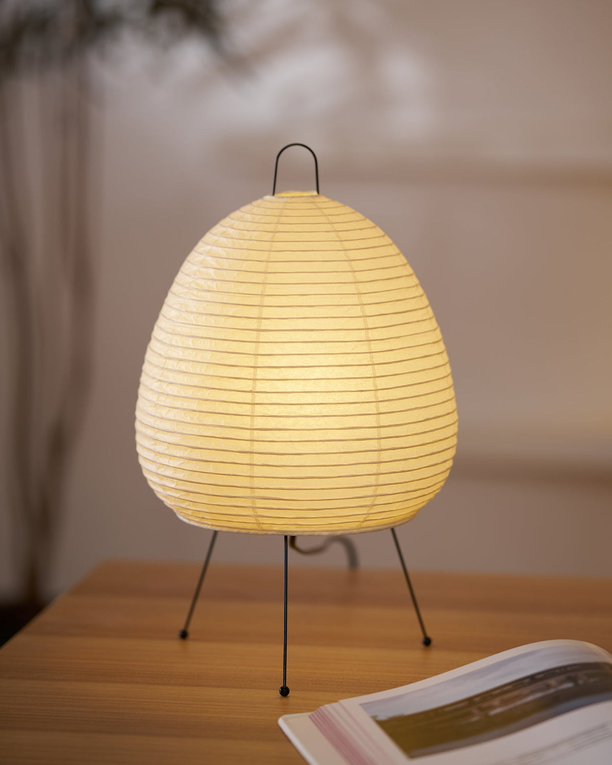 Paper Table Lamp with Soft Glow-Lighting > Table Lamps-casanuva-casanuva