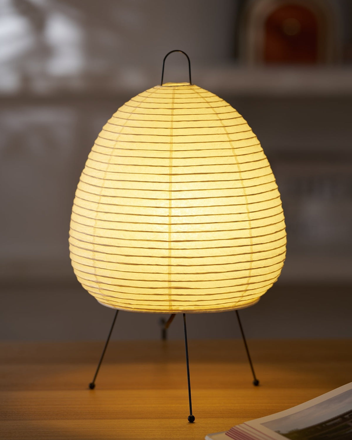 Paper Table Lamp with Soft Glow-Lighting > Table Lamps-casanuva-casanuva