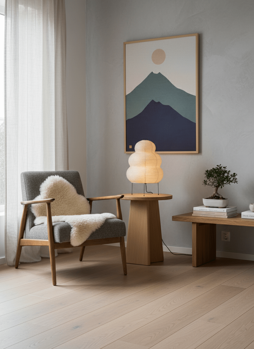 Paper Table Lamp with Soft Glow-Lighting > Table Lamps-casanuva-casanuva