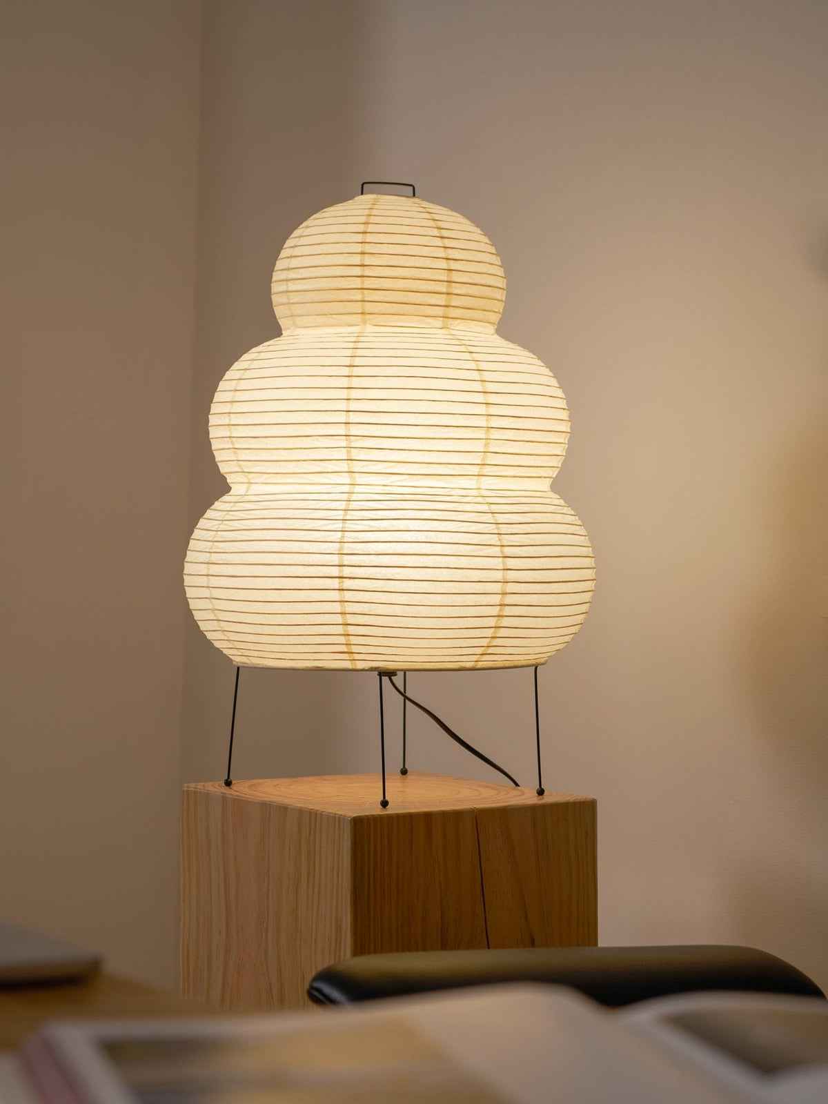 Paper Table Lamp with Soft Glow-Lighting > Table Lamps-casanuva-casanuva