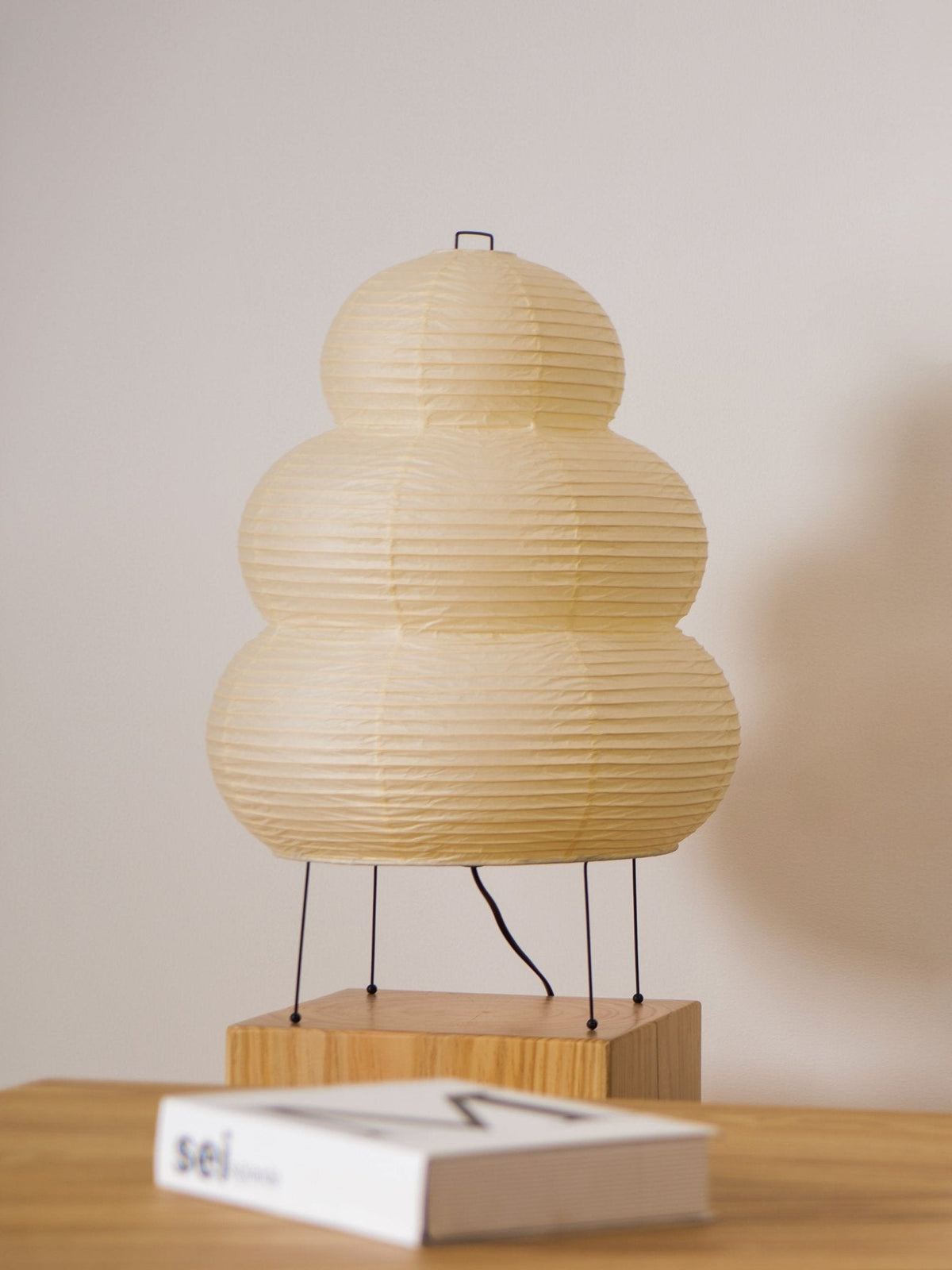 Paper Table Lamp with Soft Glow-Lighting > Table Lamps-casanuva-casanuva