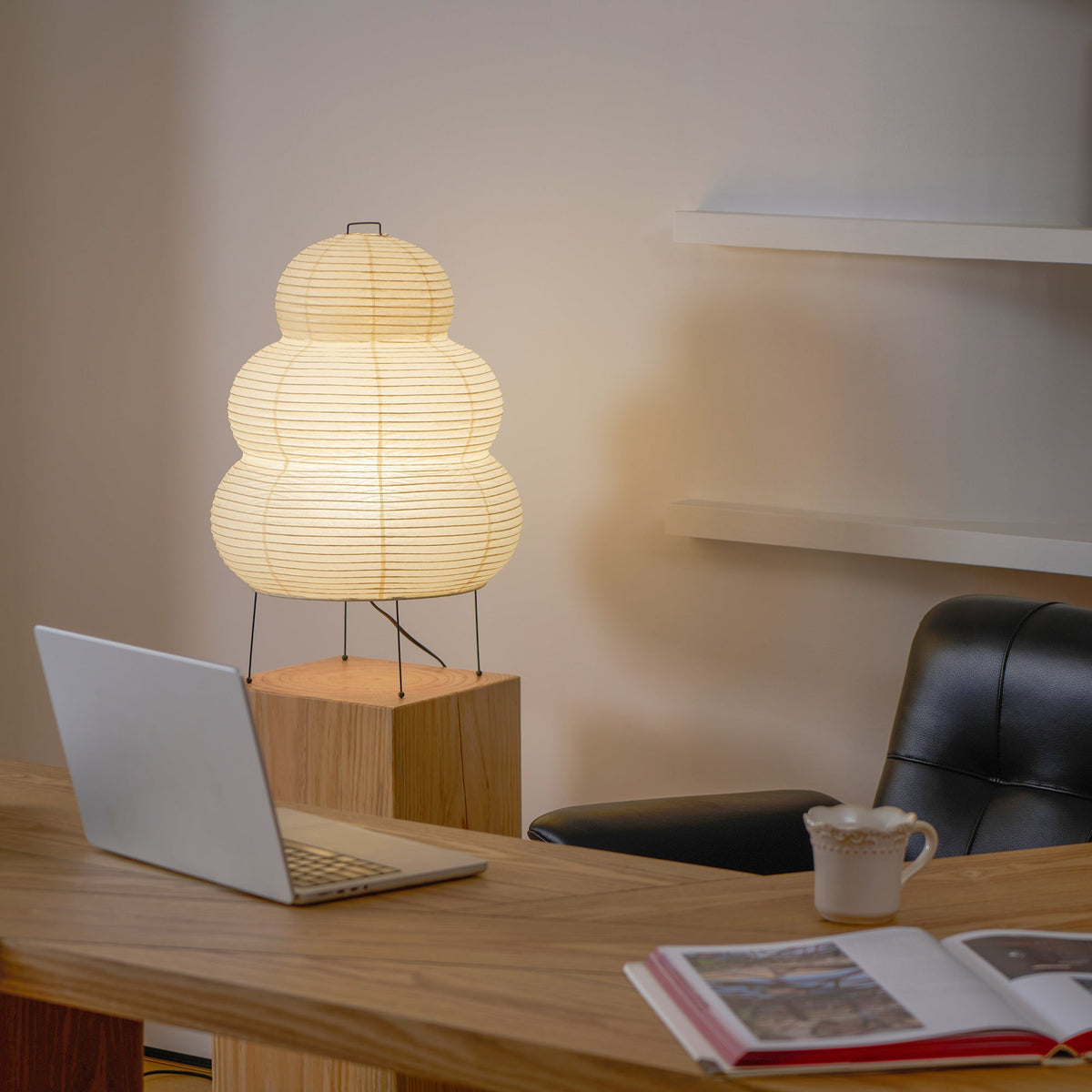 Paper Table Lamp with Soft Glow-Lighting > Table Lamps-casanuva-casanuva