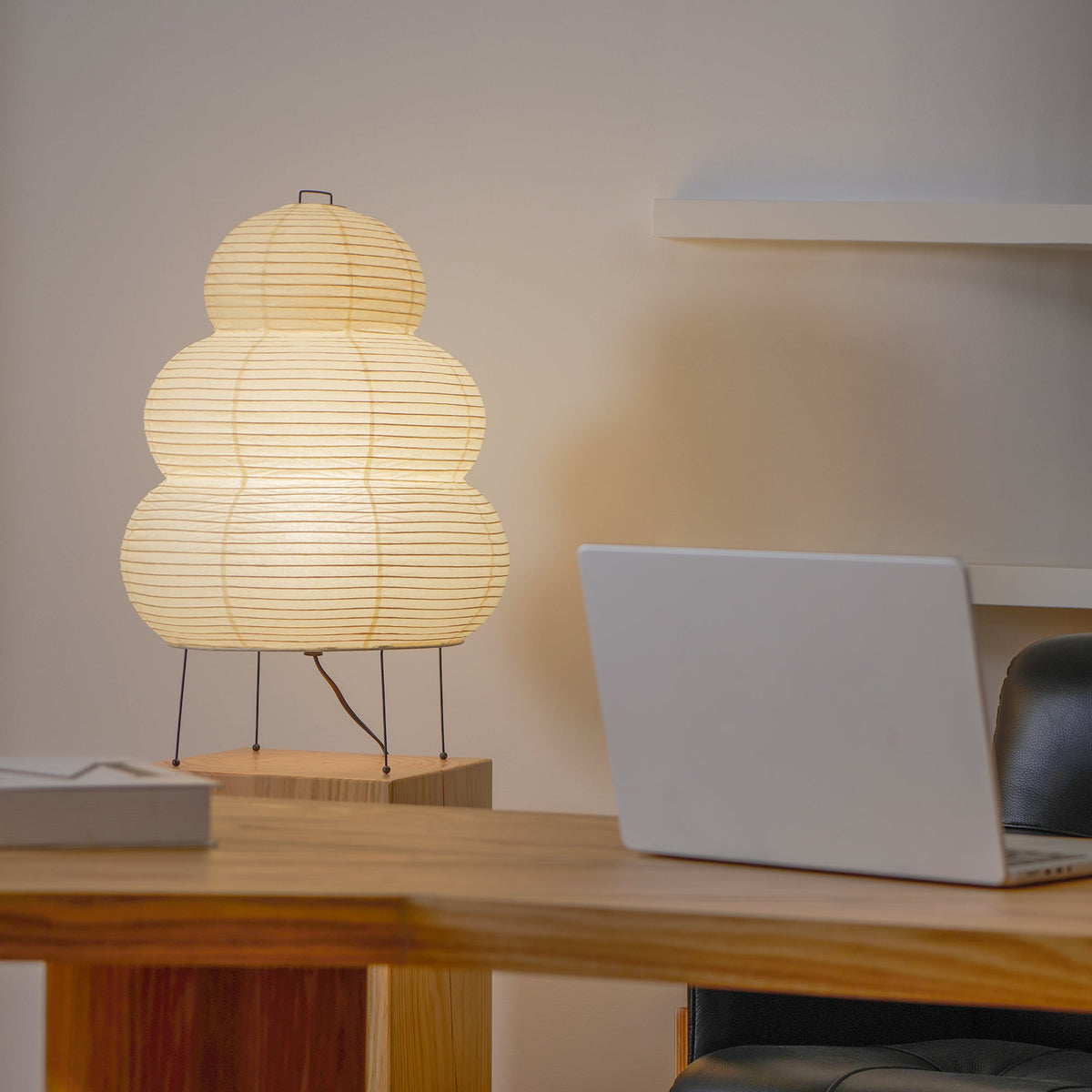 Paper Table Lamp with Soft Glow-Lighting > Table Lamps-casanuva-casanuva