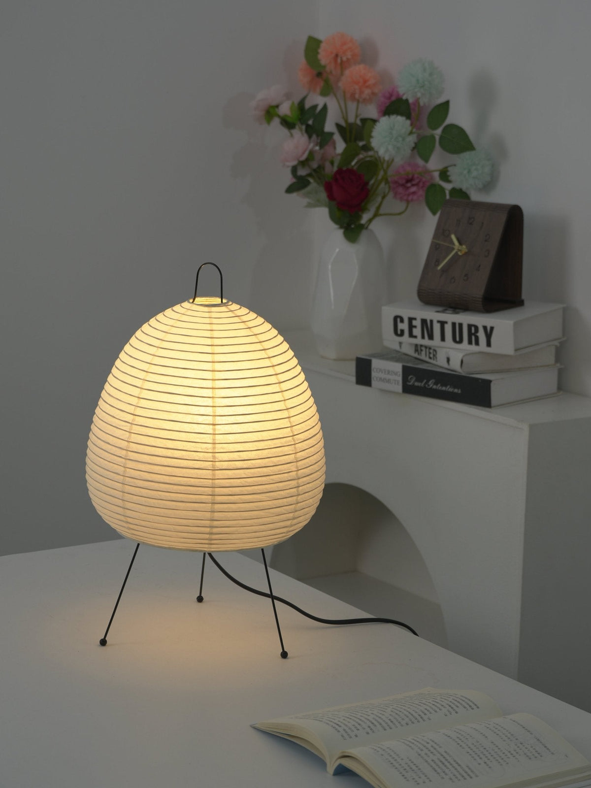 Paper Table Lamp with Soft Glow-Lighting > Table Lamps-casanuva-casanuva
